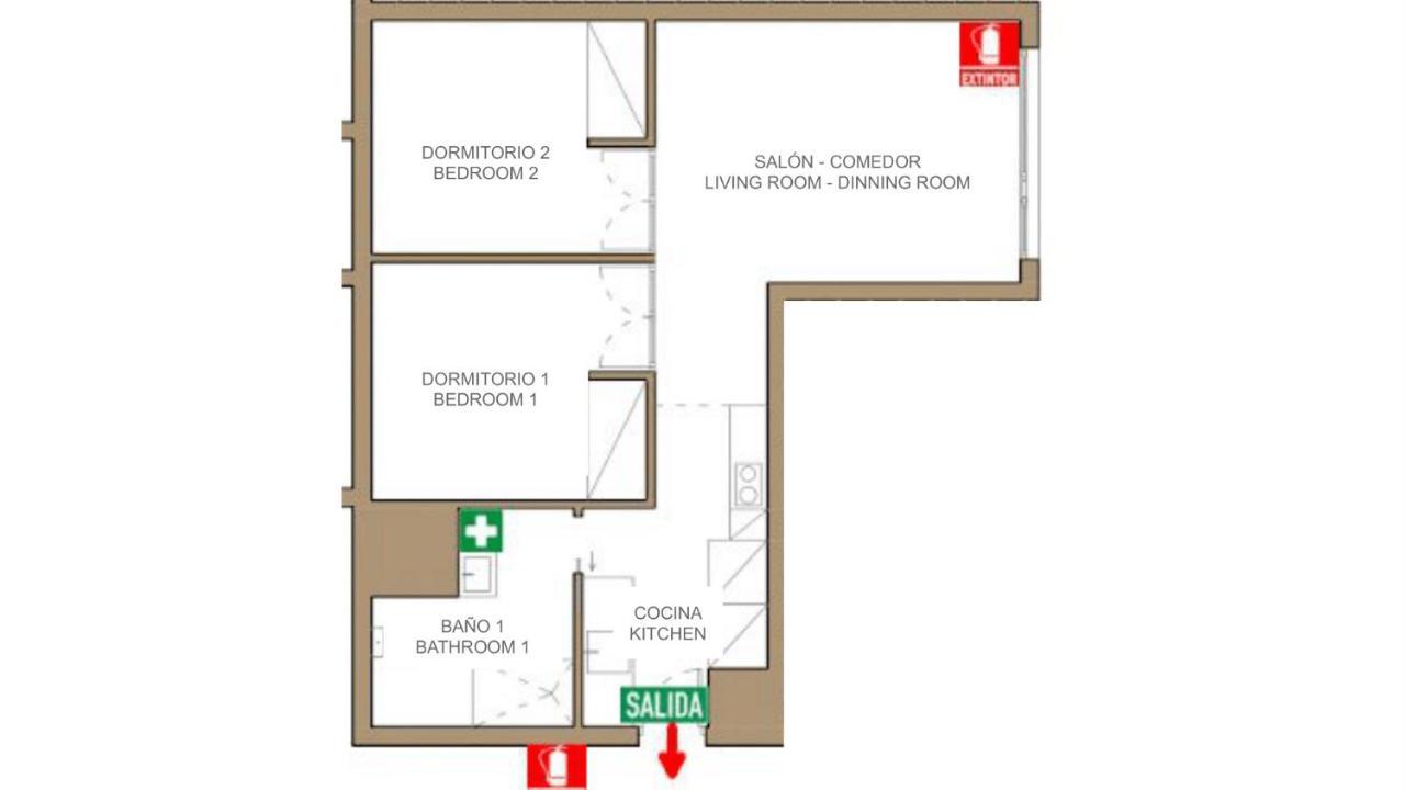 2 Bedrooms 1 Bathroom Furnished - Justicia - Executive Style - Mintystay Madrid Exterior foto